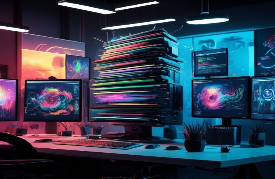 Stacked Monitor Wallpaper