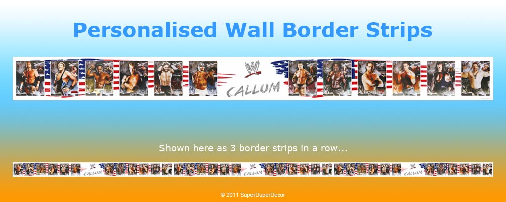 Wwe Wrestling Wallpaper Border