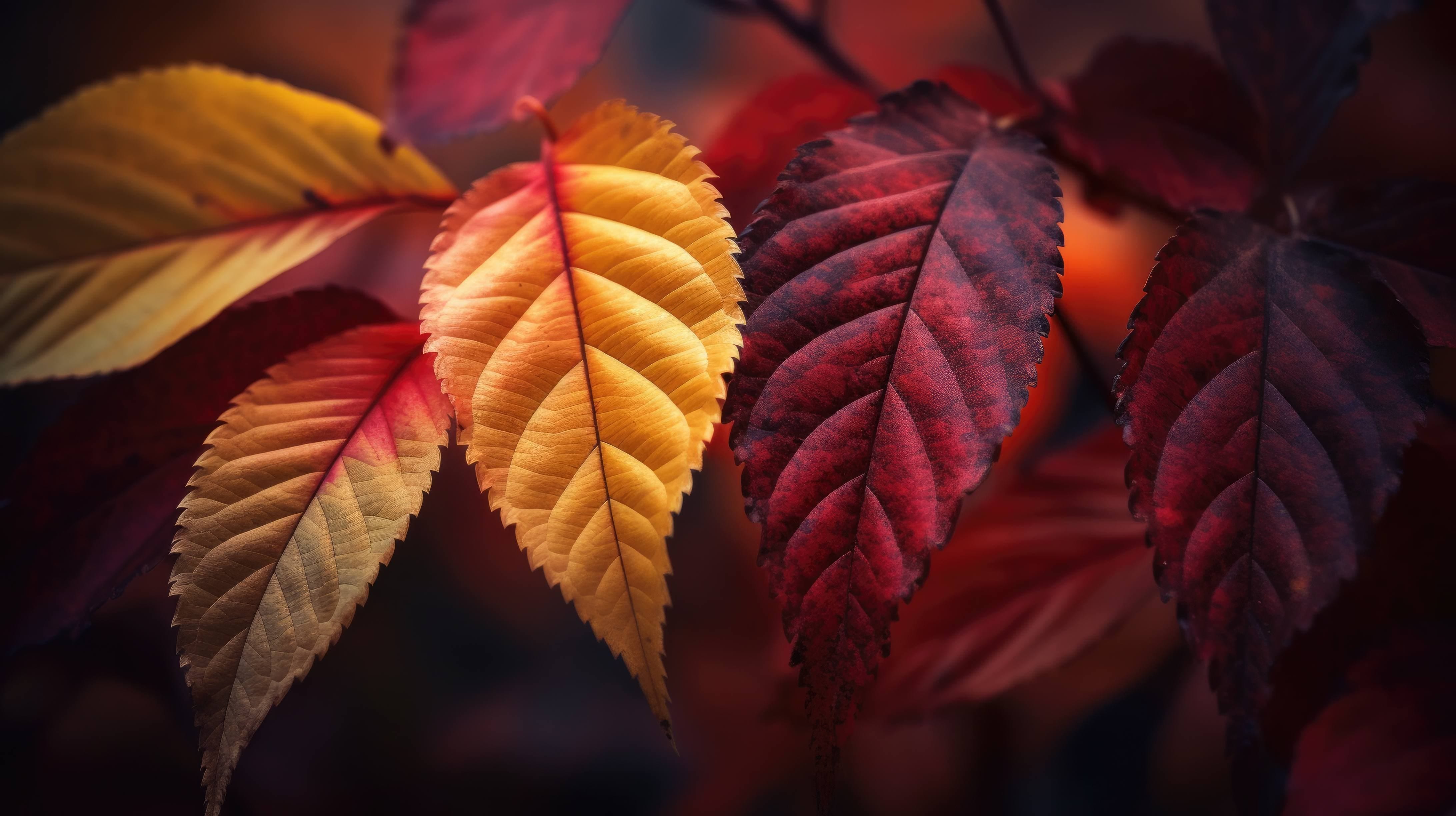 Colorful Autumn Leaves Wallpaper