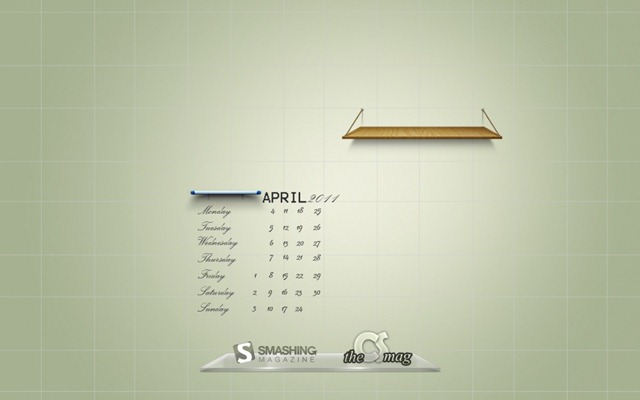 Smashing Magazine Desktop Wallpaper Calendar April