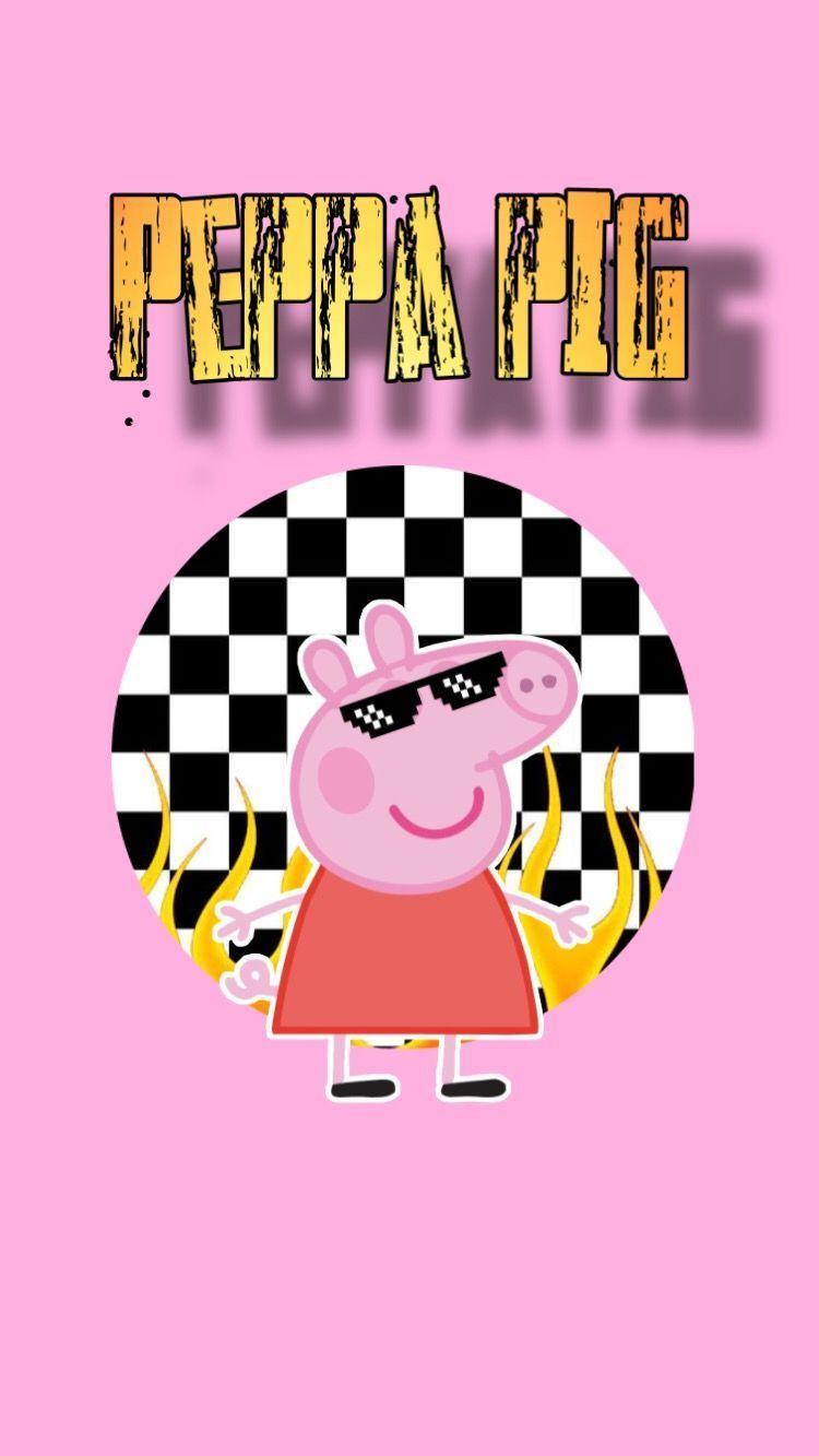 Memes Wallpaper iPhone Peppa Pig