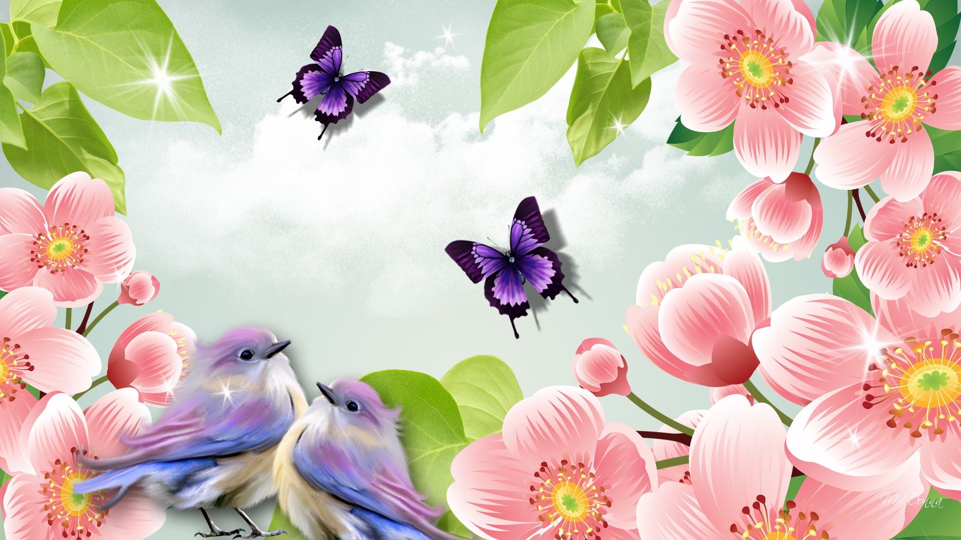 Image For Cute Spring Desktop Wallpaper The Background