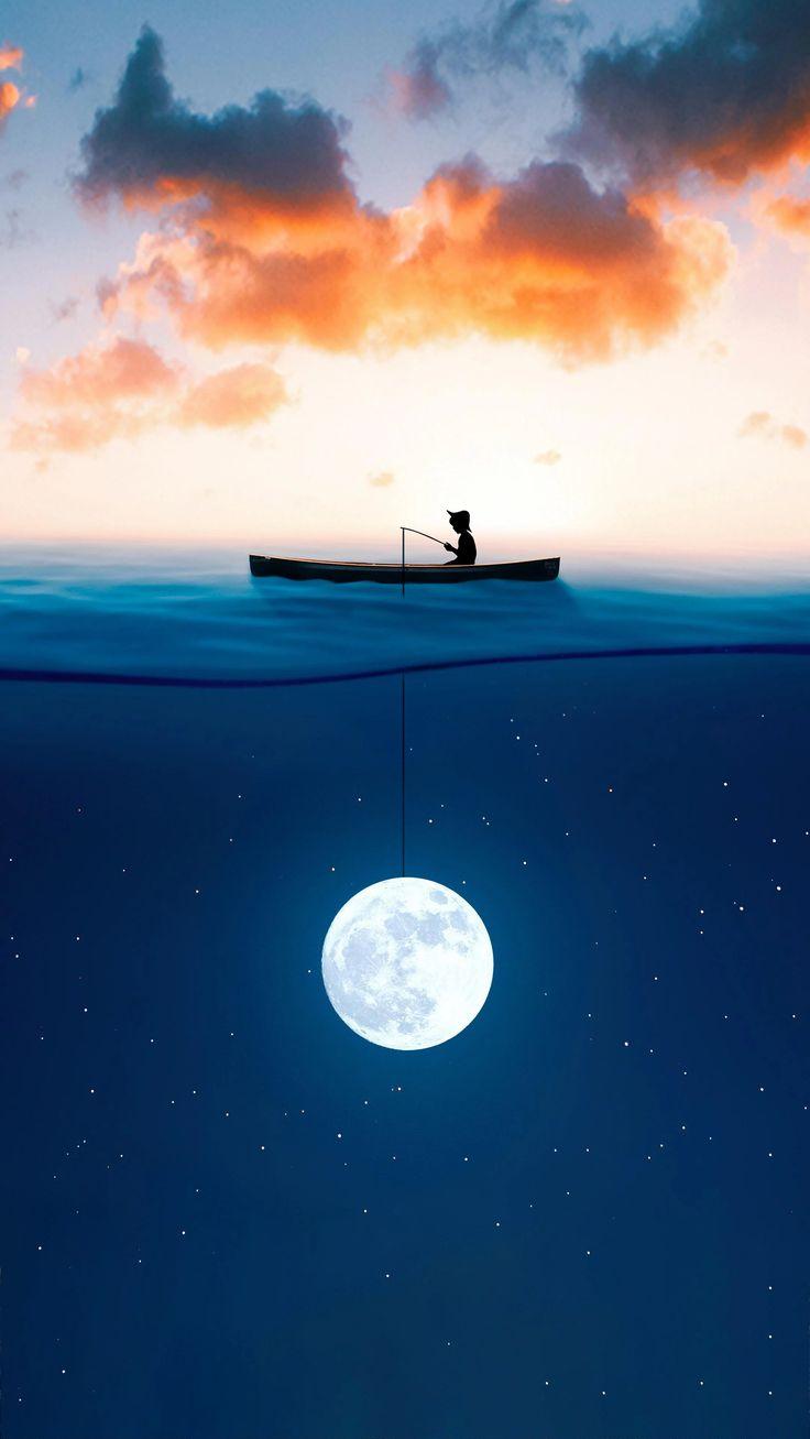 Fishing Dreams Depth Effect   Wallpapers Central Iphone