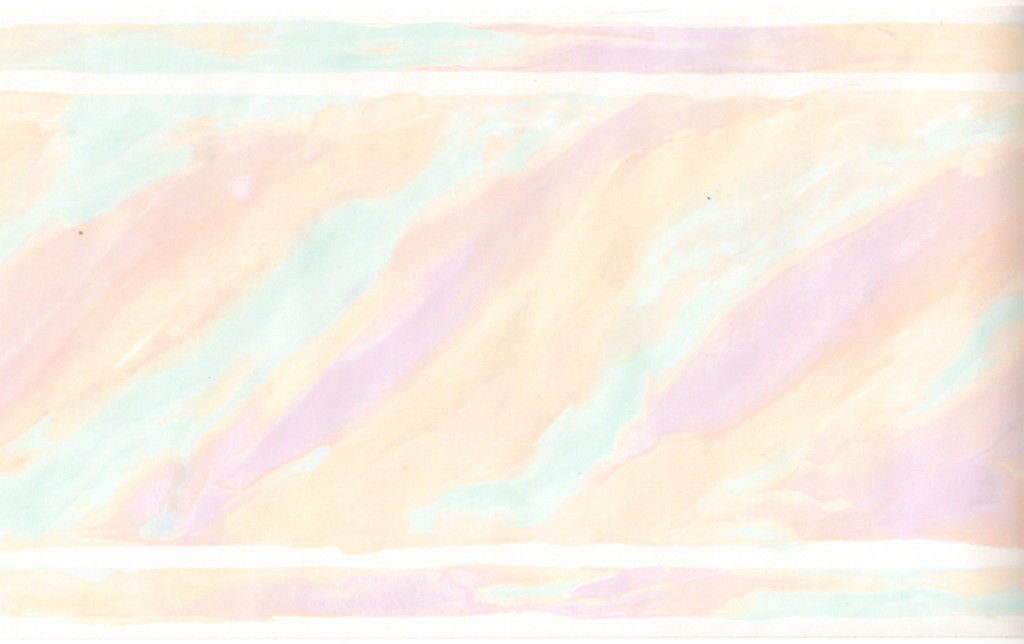 Wall Paper Border Watercolor Pastel Wallpaper Pattern Pv797