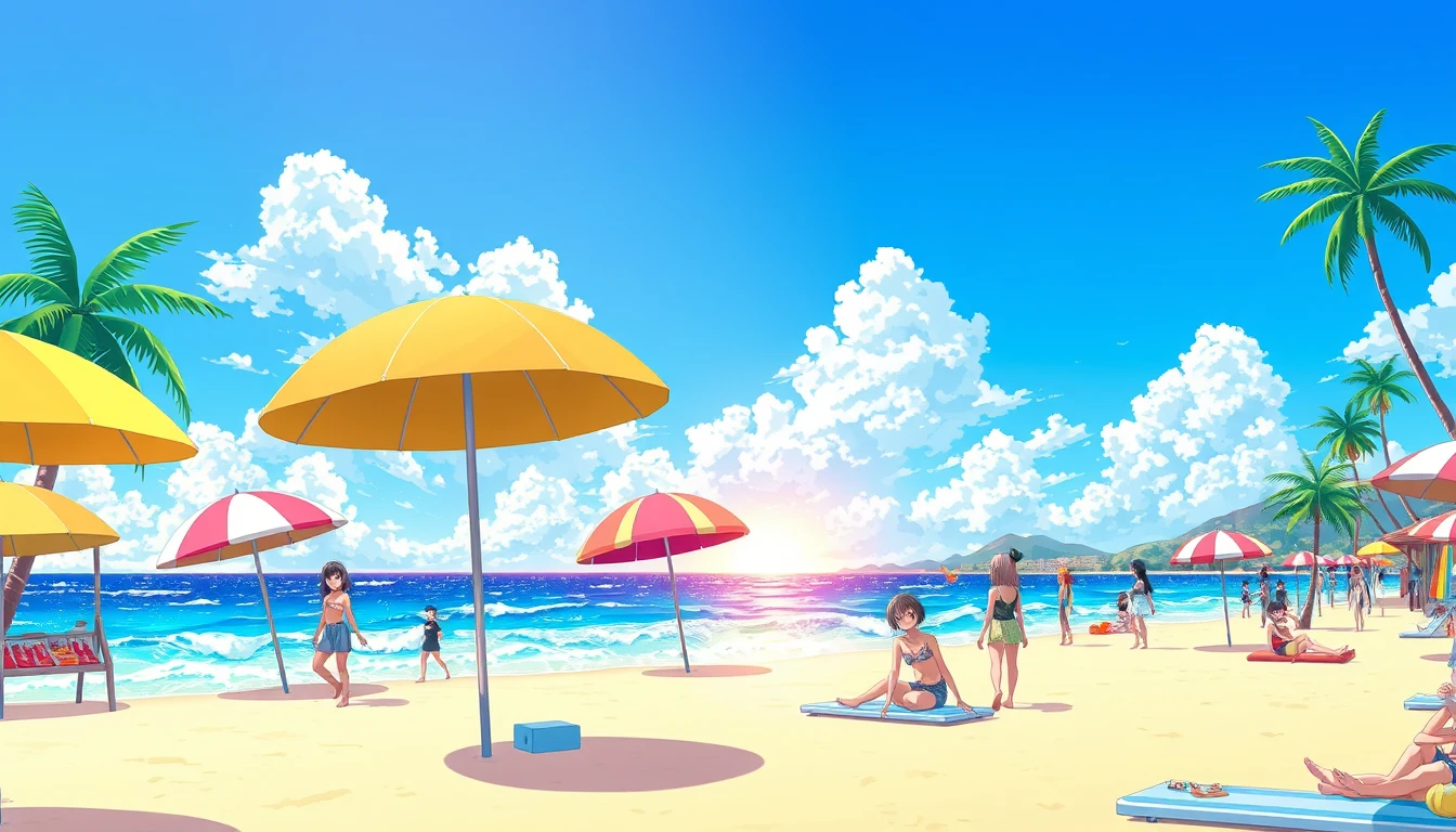 Anime Beach Wallpaper