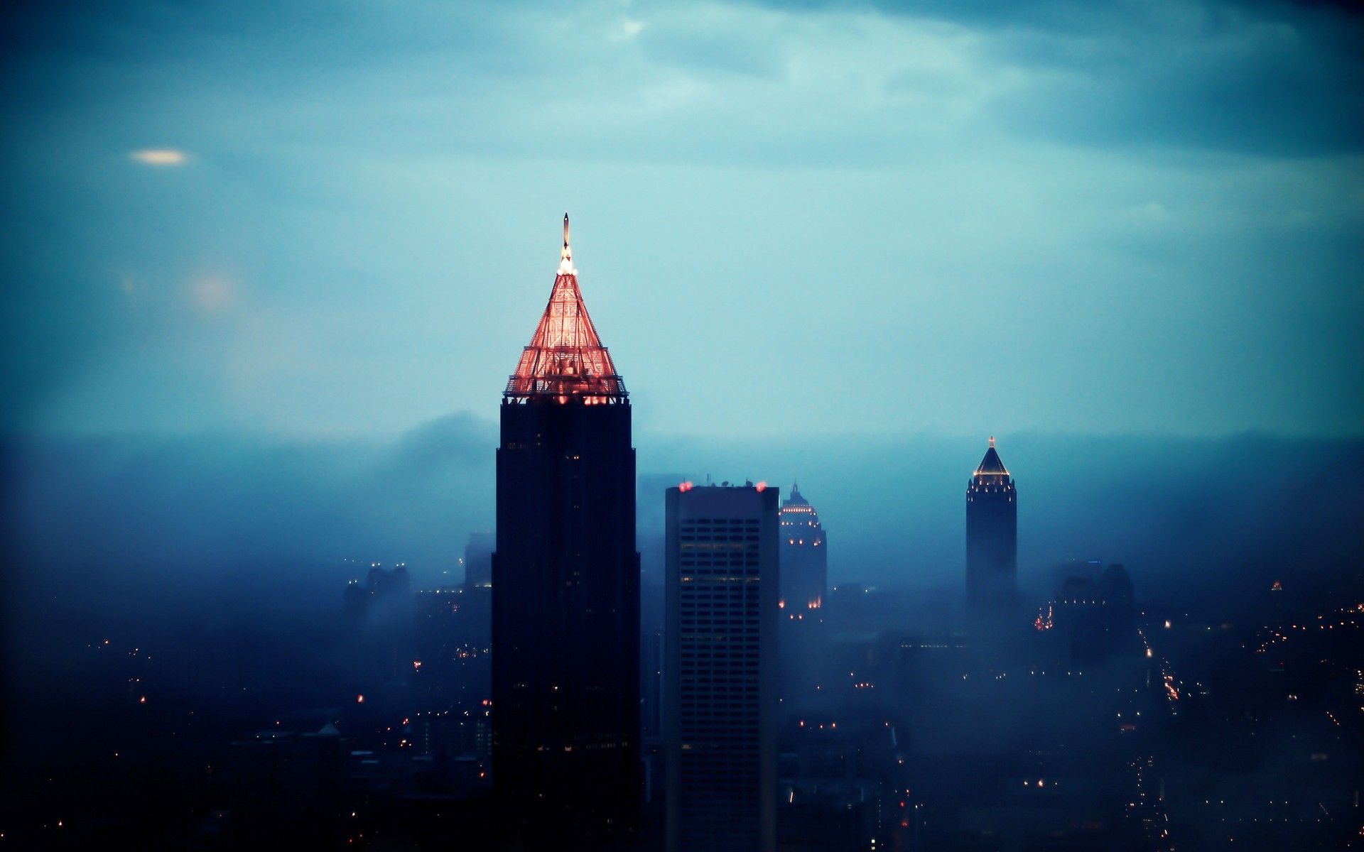 Inspiring Atlanta Skyline Wallpaper