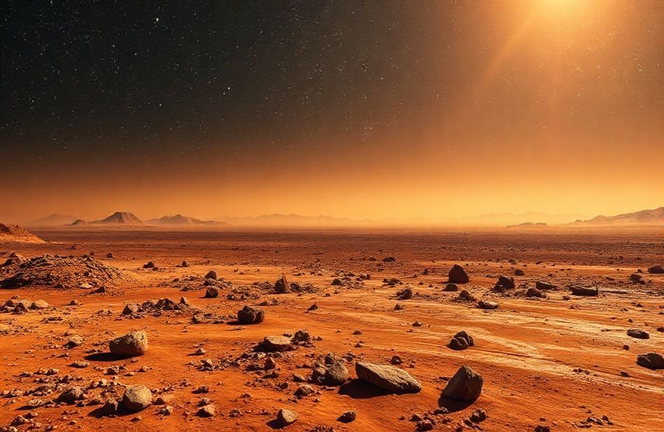 Mars Surface Wallpaper