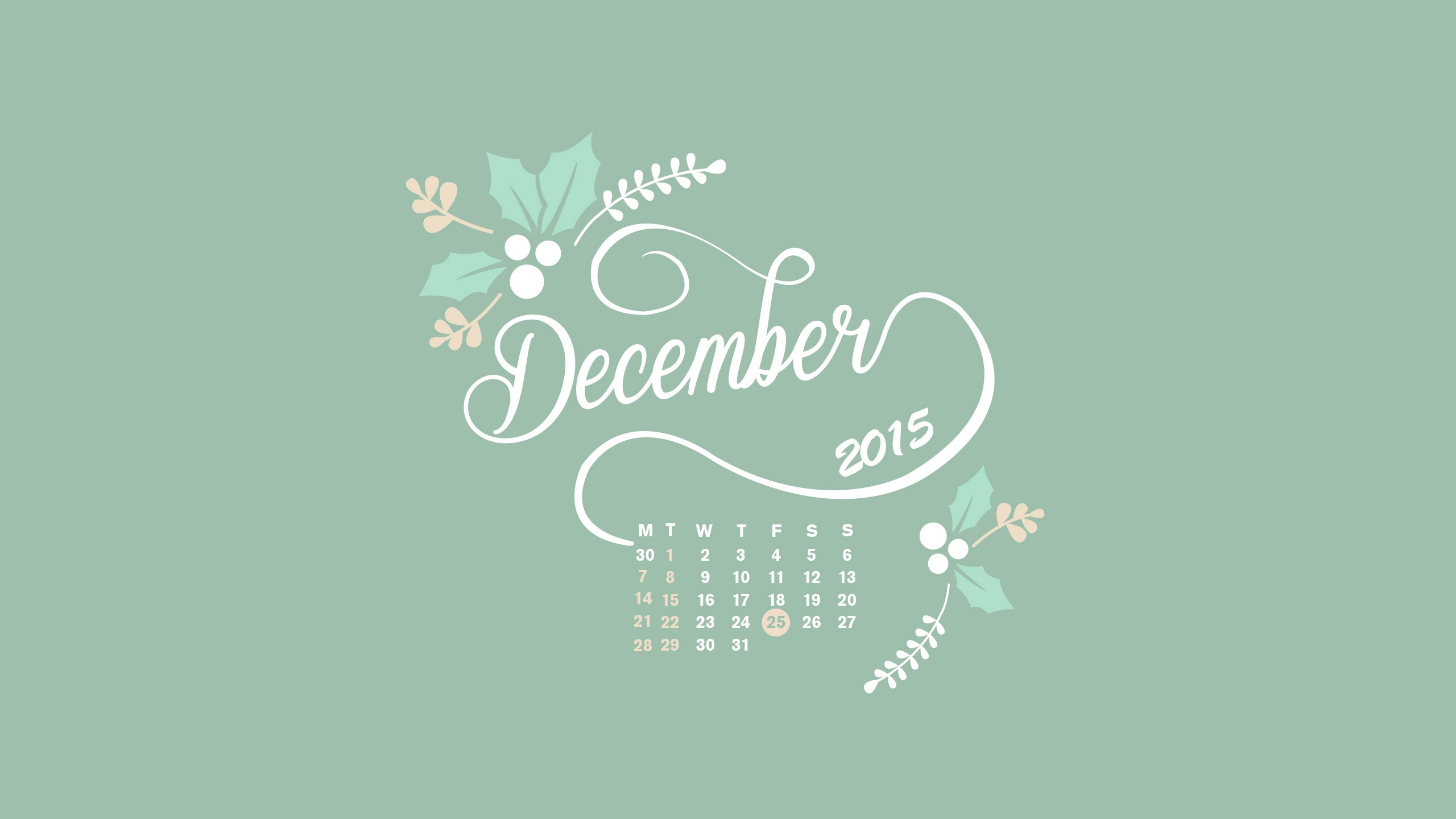 December Celender Wallpaper New HD