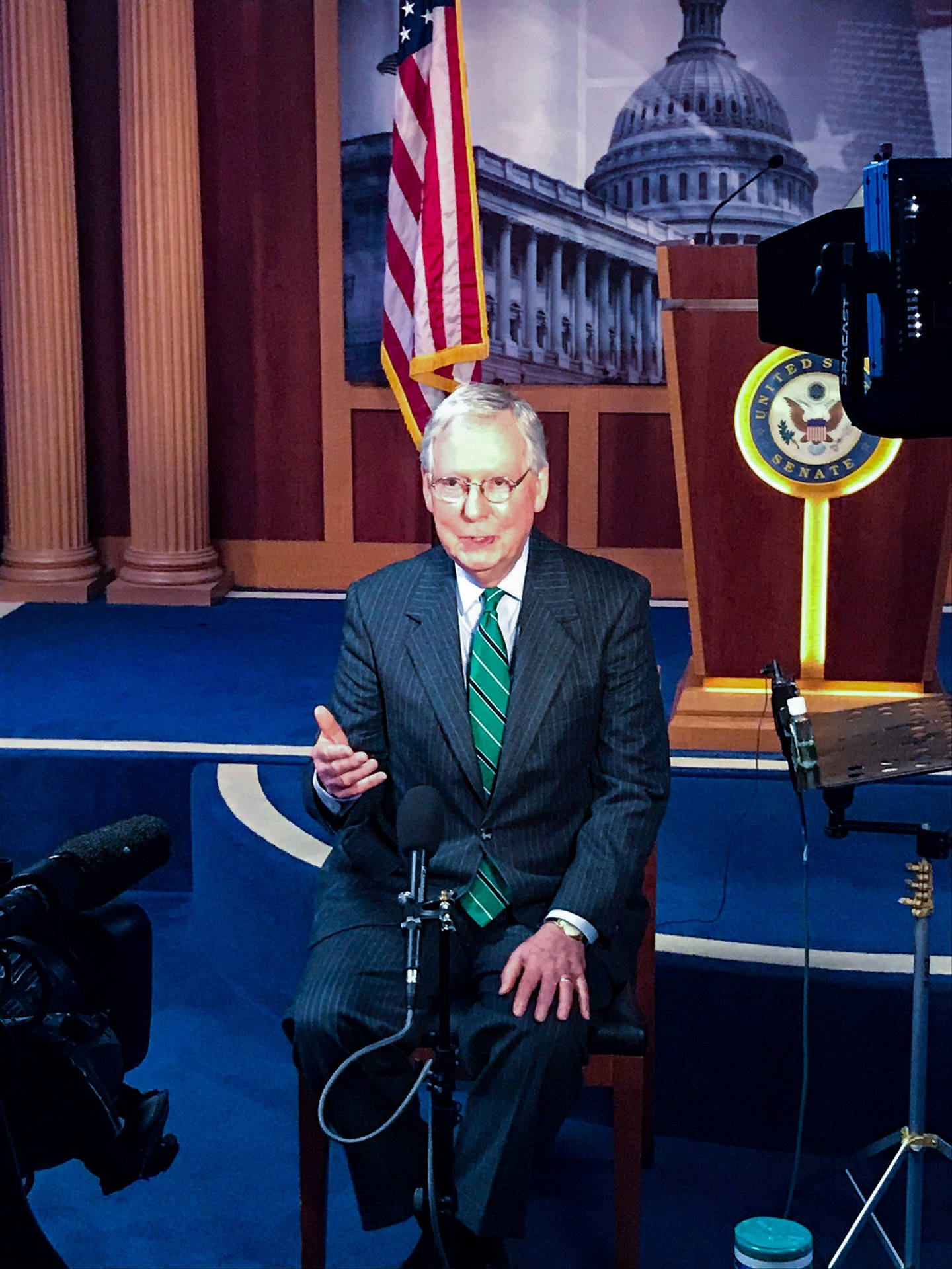 Senator Mitch Mcconnell Addressing At U Wallpaper