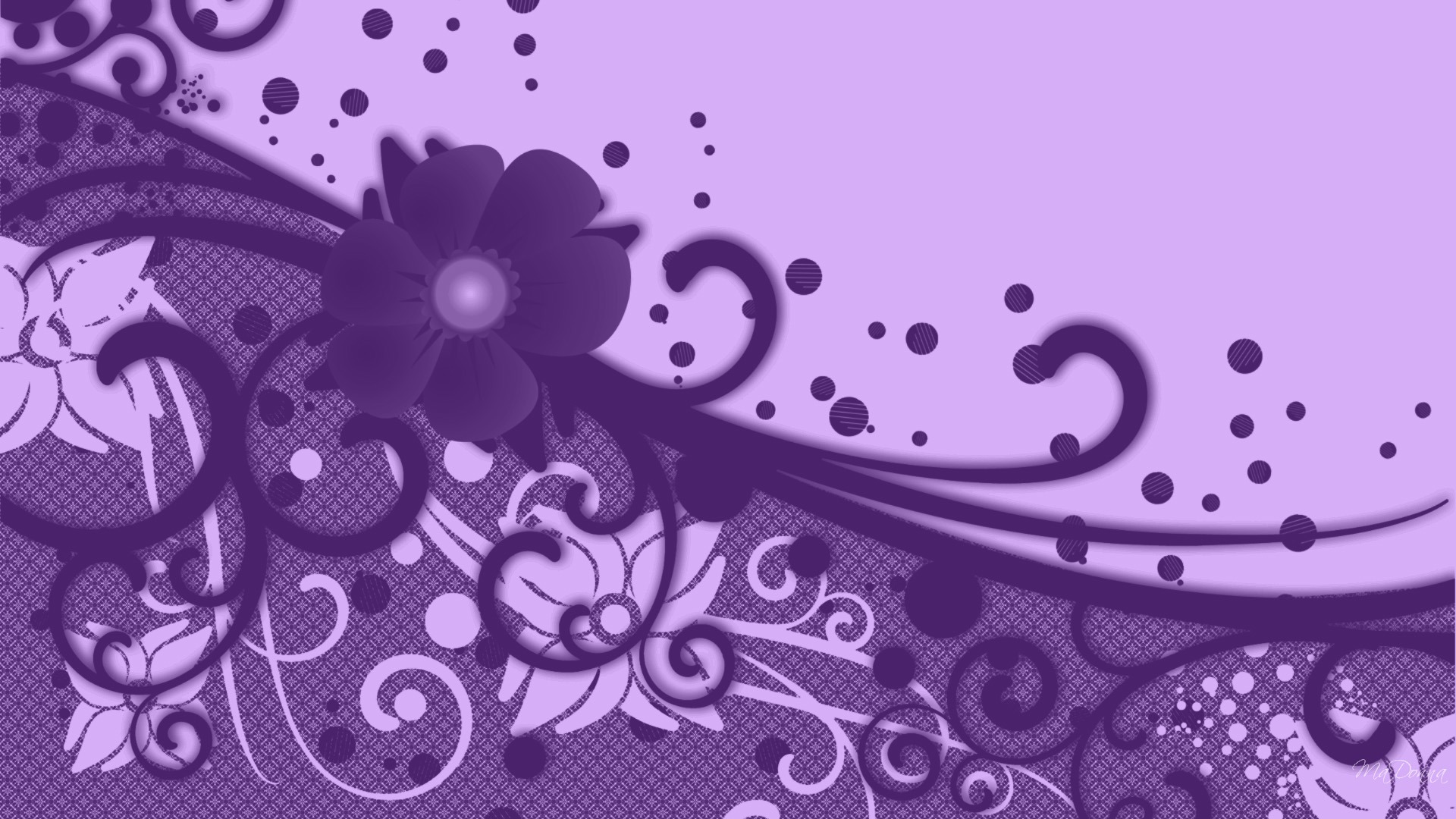 Purple Love Wallpaper HD Fine