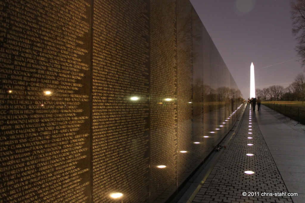 Vietnam Veterans Wall By Chris Stahl