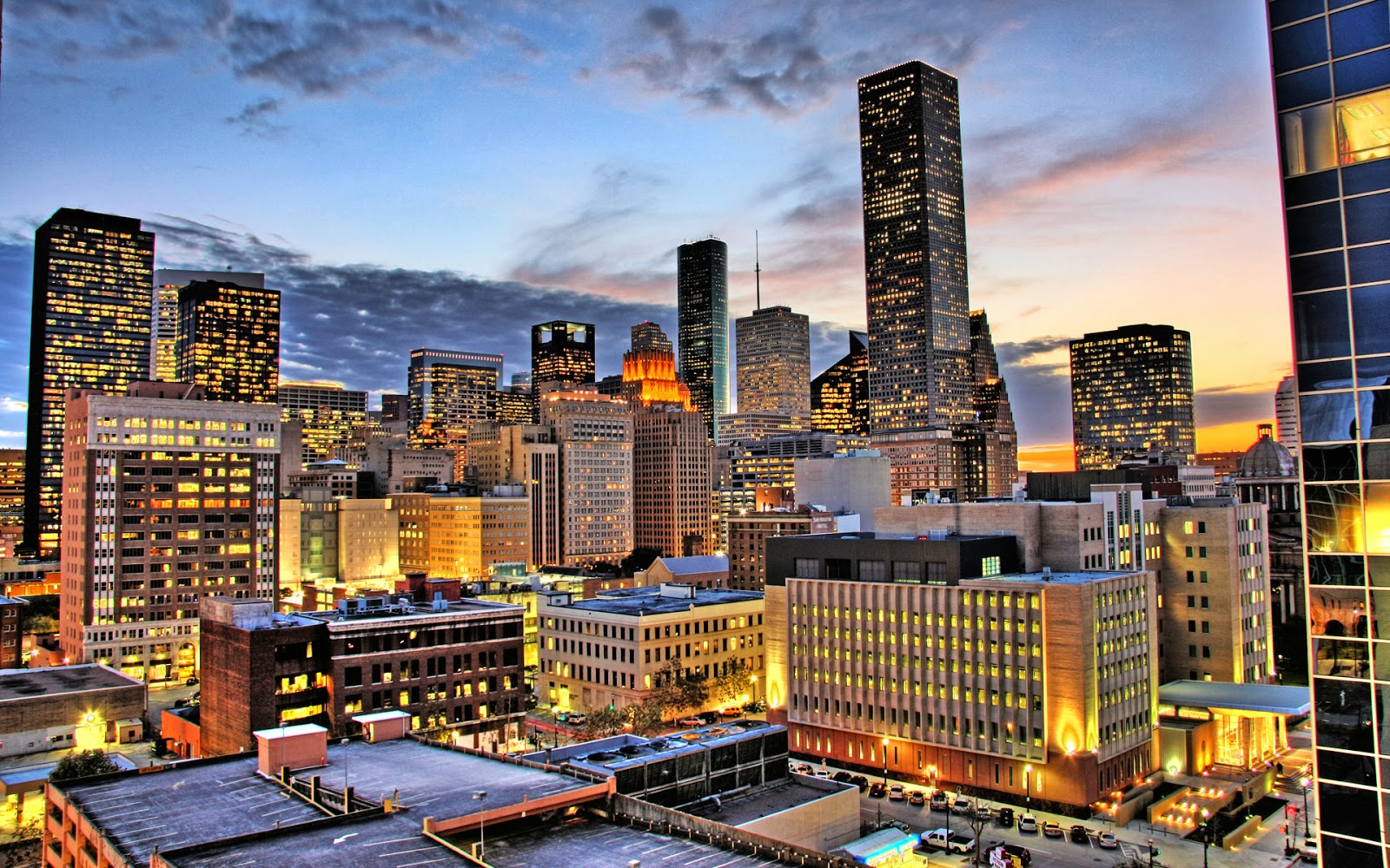 Houston City HD Wallpaper