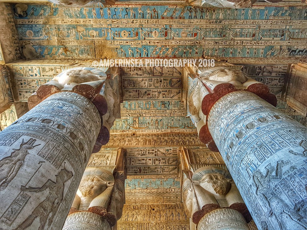 Hathor Temple In Dendera Egypt Amberinsea Photography