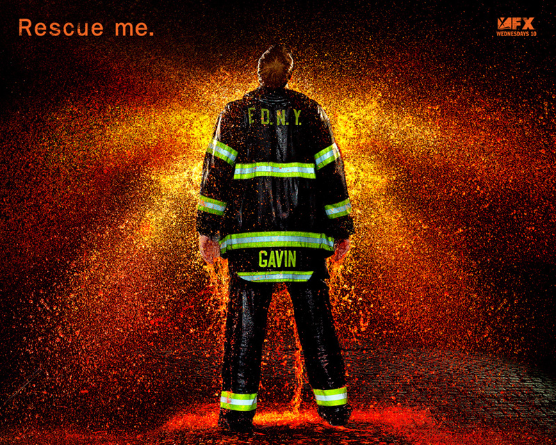 Denis Leary In Rescue Me Tv Series Wallpaper