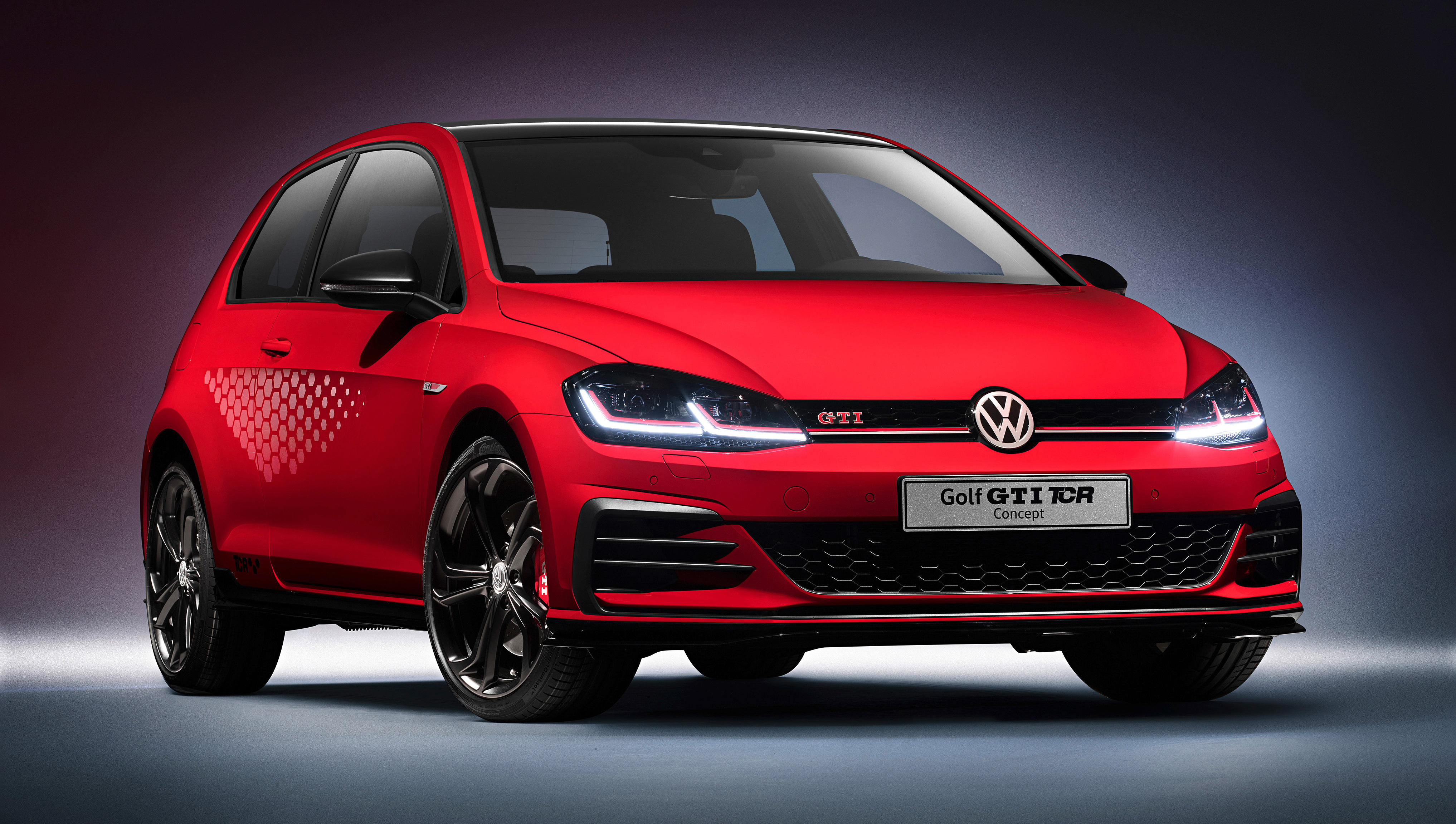 Volkswagen Golf Gti Tcr Concept 4k Wallpaper