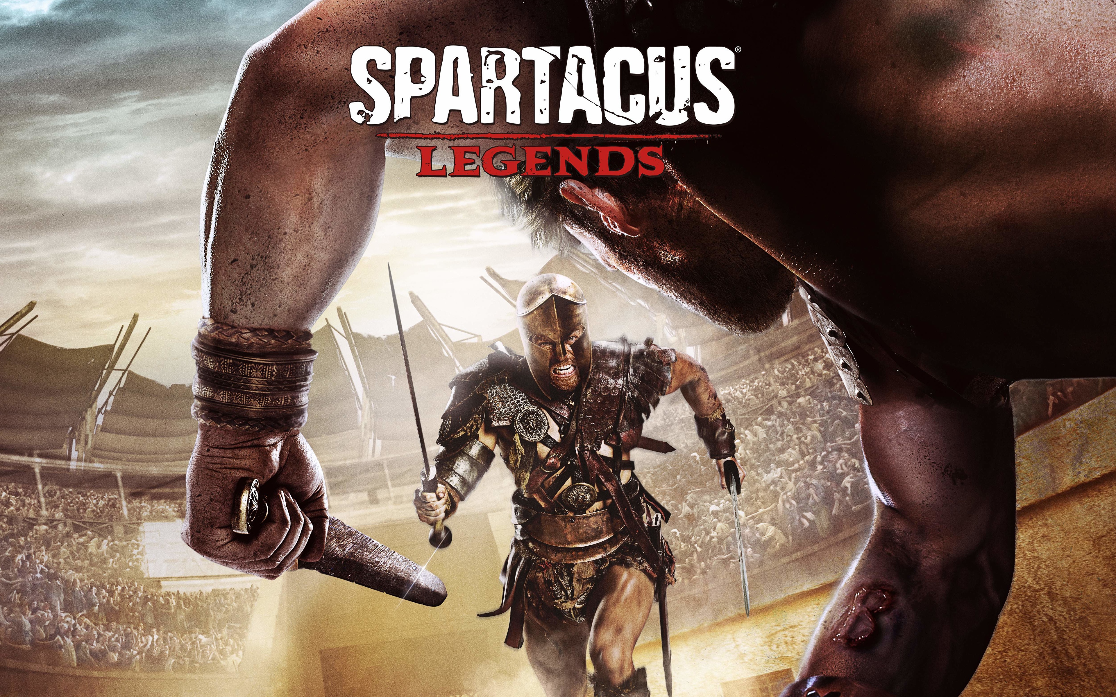 Pictures Spartacus Legends Armor Swords Man Helmet Warrior