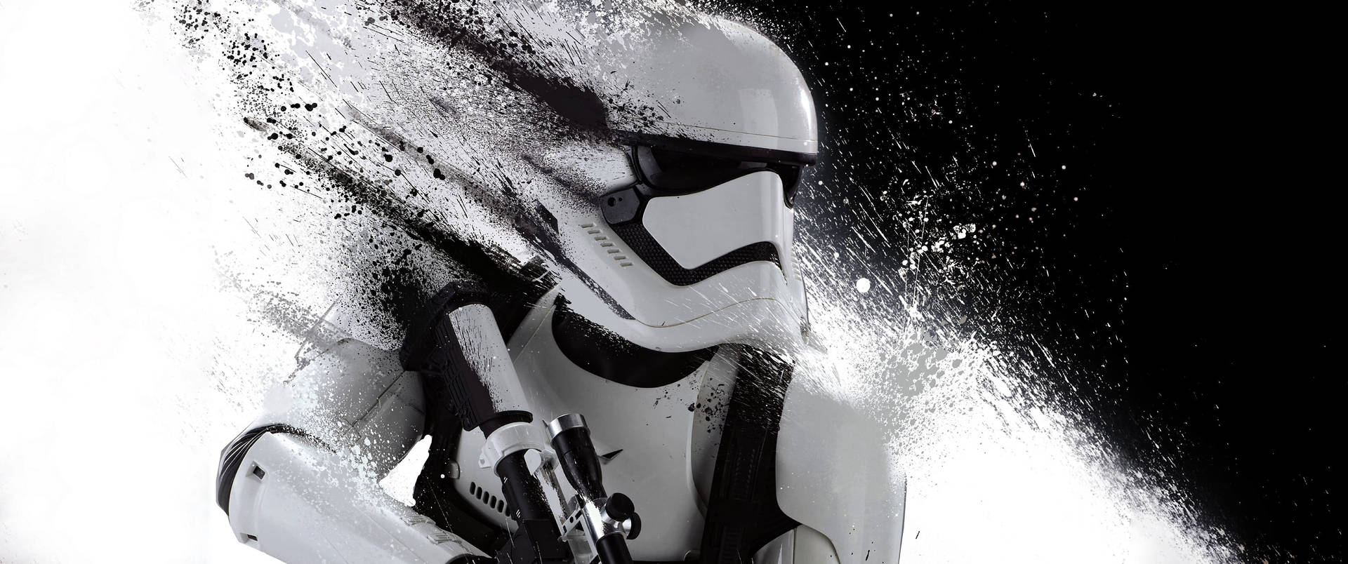 Stormtrooper X Star Wars Splatter Wallpaper