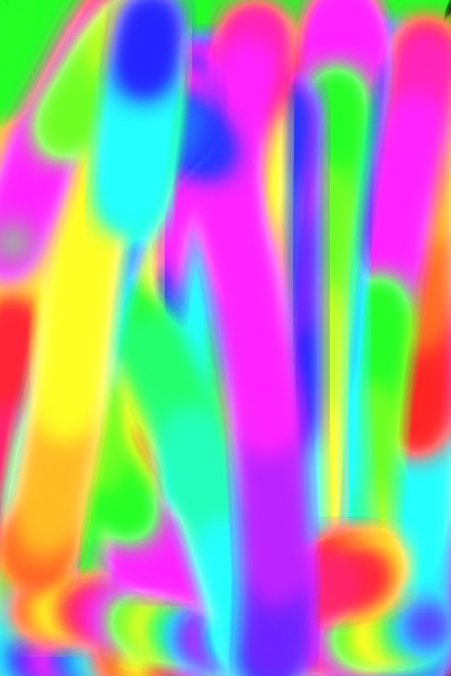 Neon Spray Paint Colorful Wallpaper