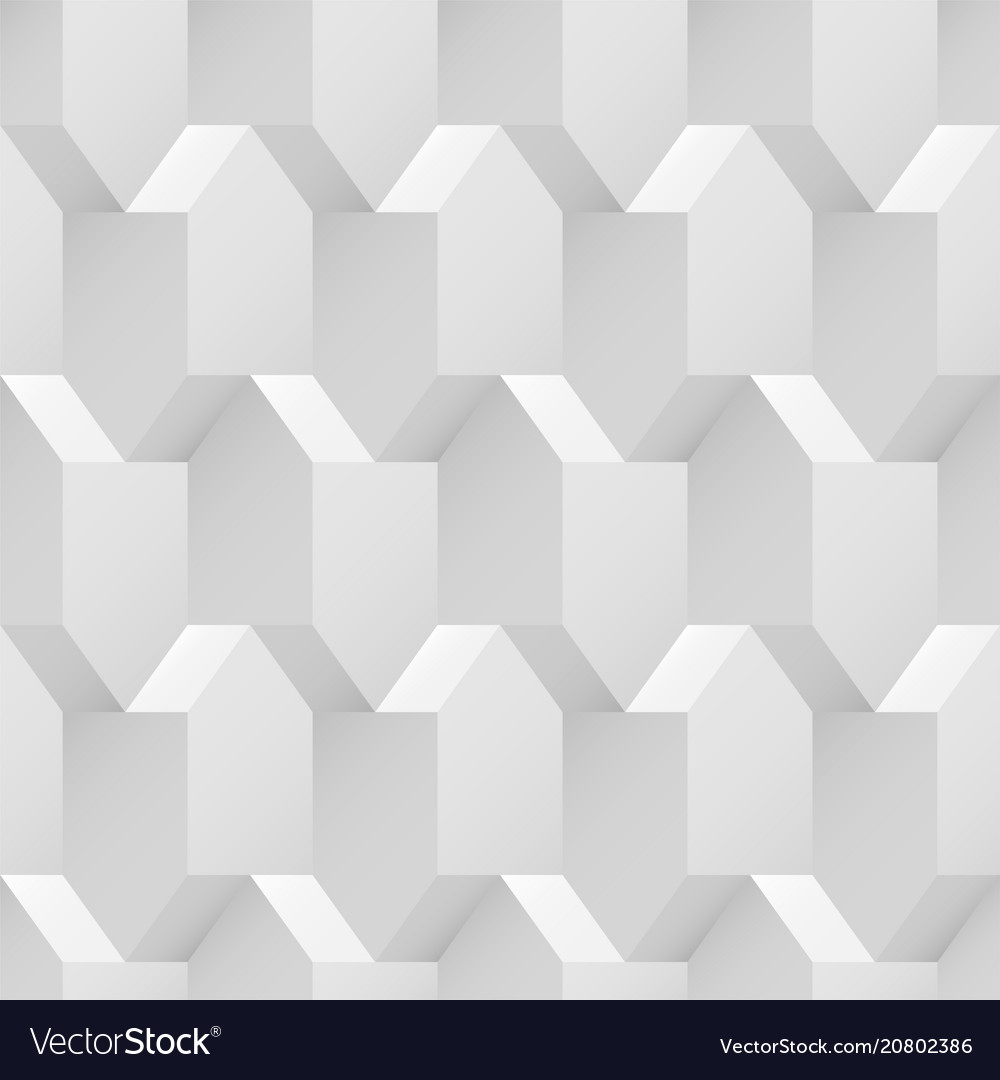 Seamless Geometric Texture 3d Background Vector Image