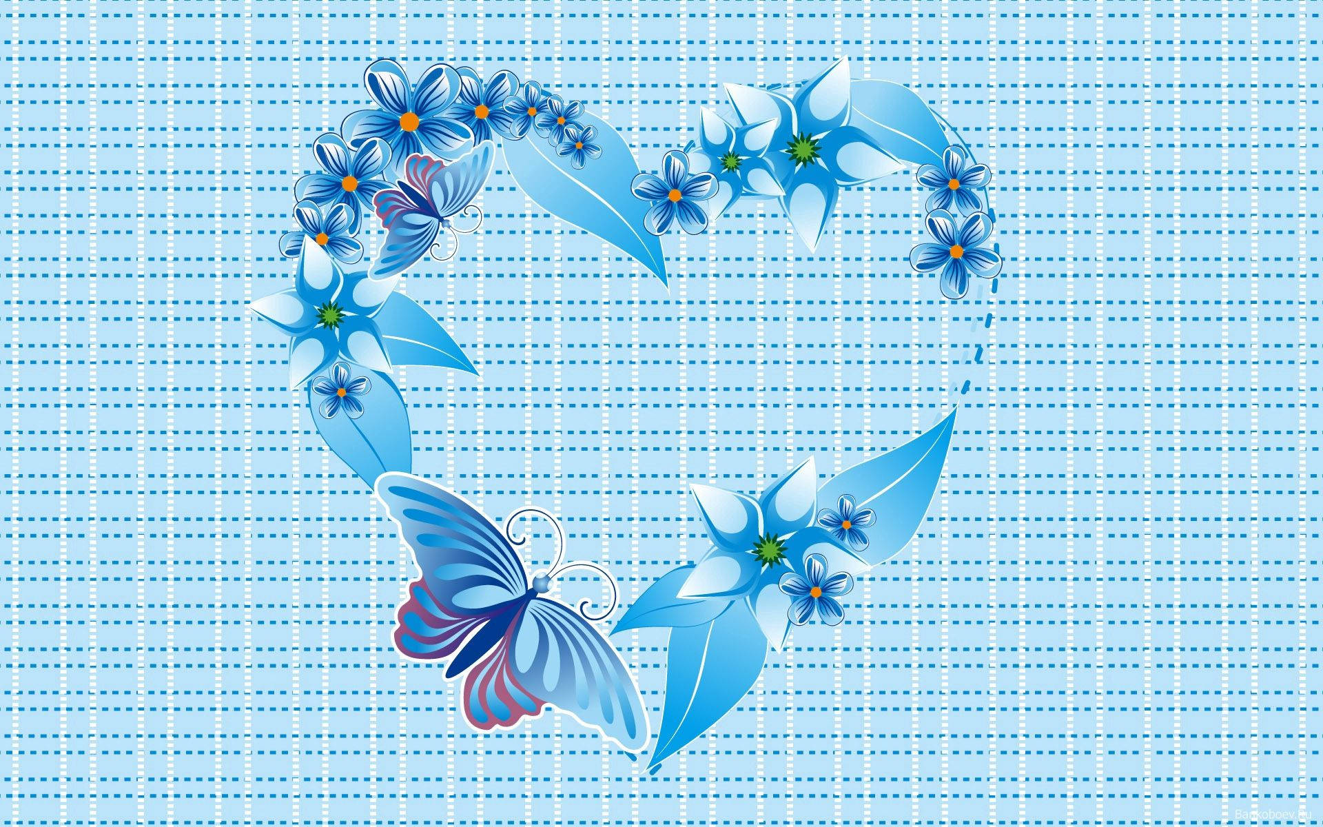 Blue Heart Wallpaper