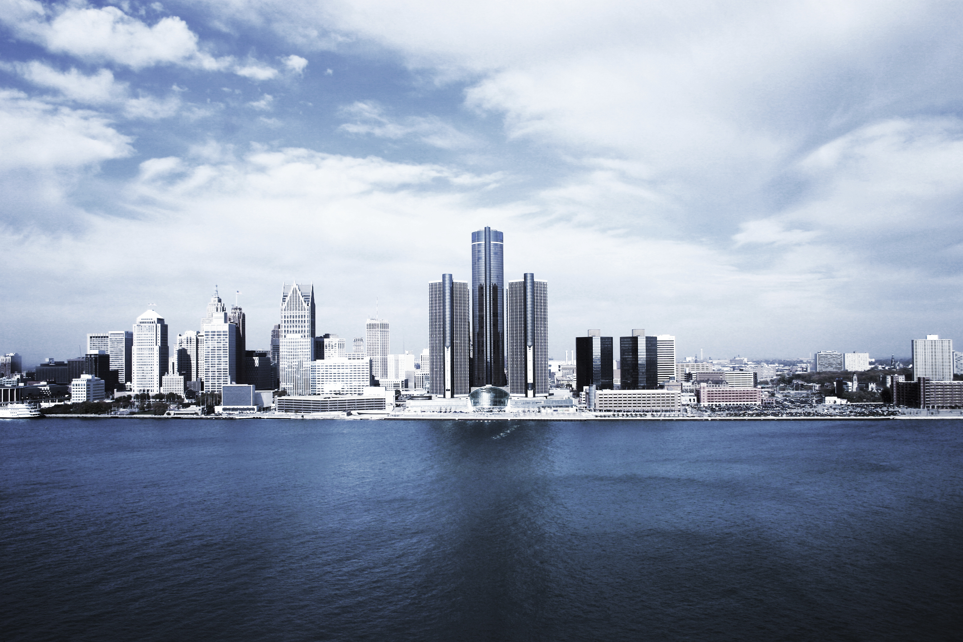 Detroit Skyline Wallpaper