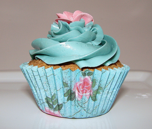 Blue Cupcakes Cute Pink Image On Favim