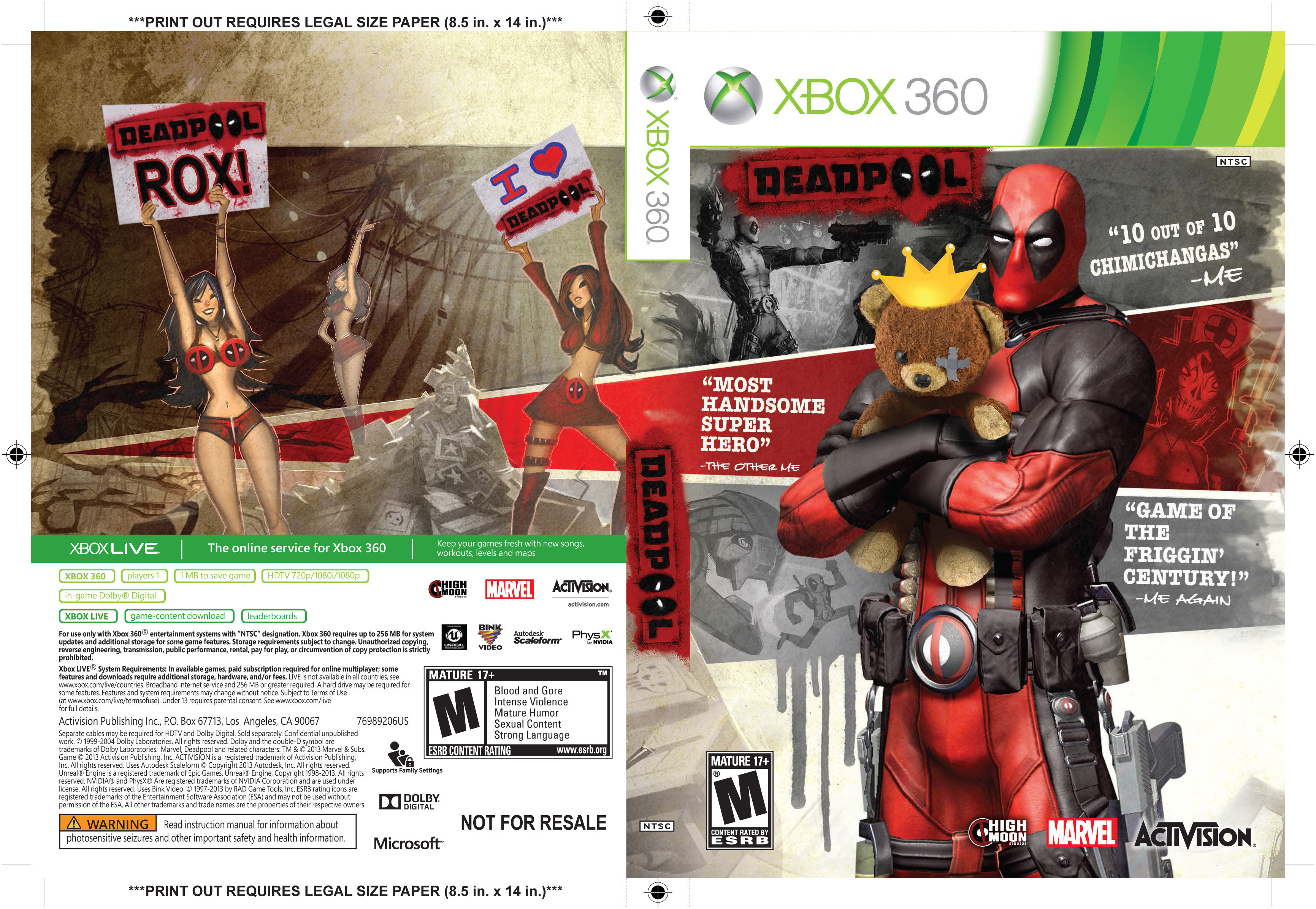Deadpool Game Cover Pc Displaying Image For