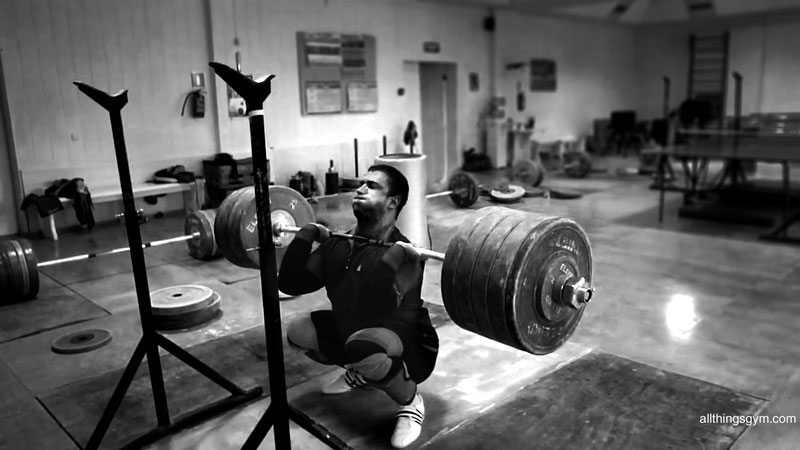 Dmitry Klokov 250kg Front Squat Wallpaper All Things Gym