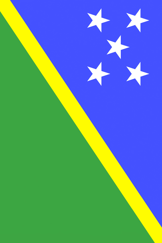 Solomon Islands Flag iPhone Wallpaper HD