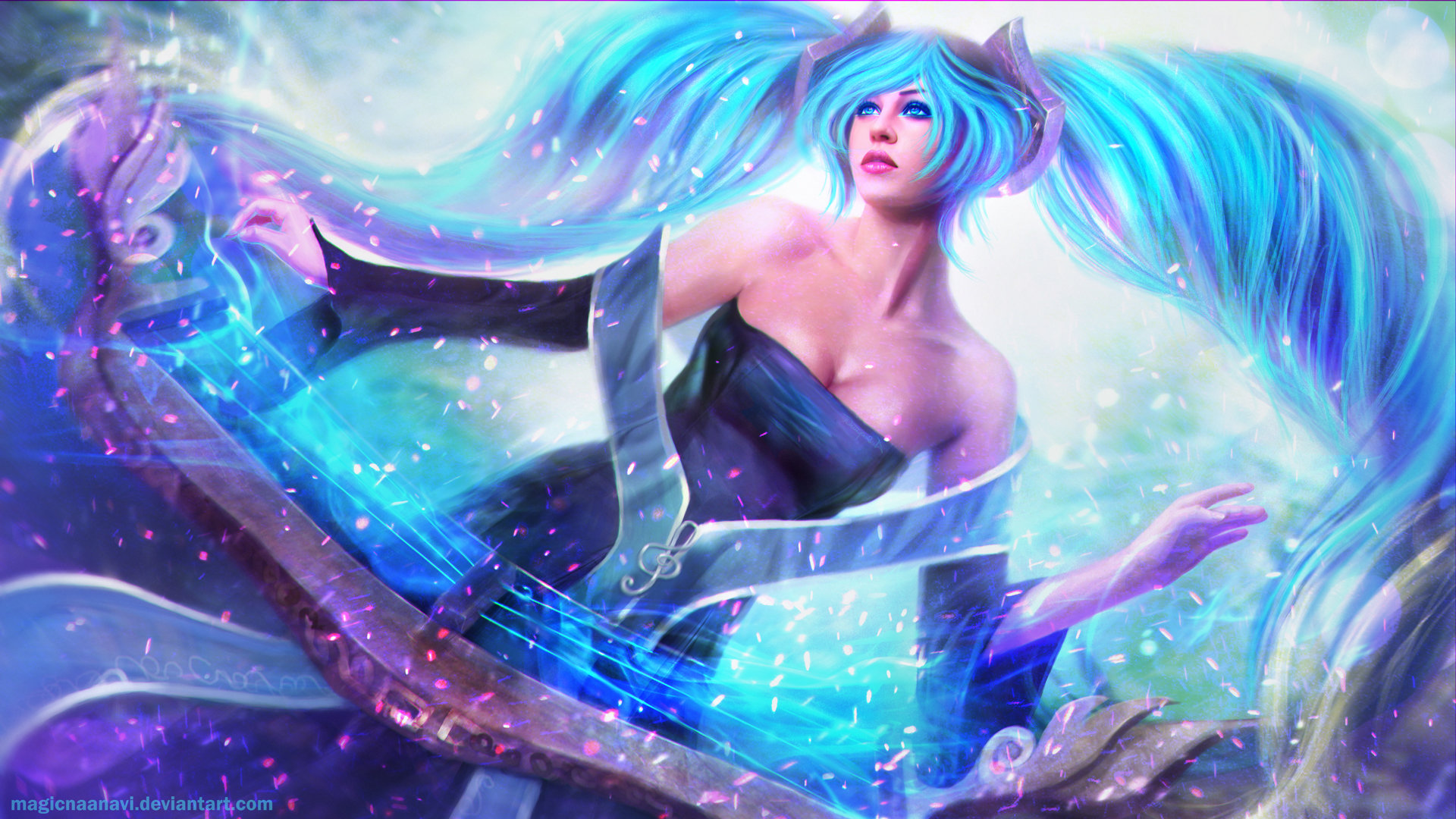 Awesome Sona League Of Legends Background Id For