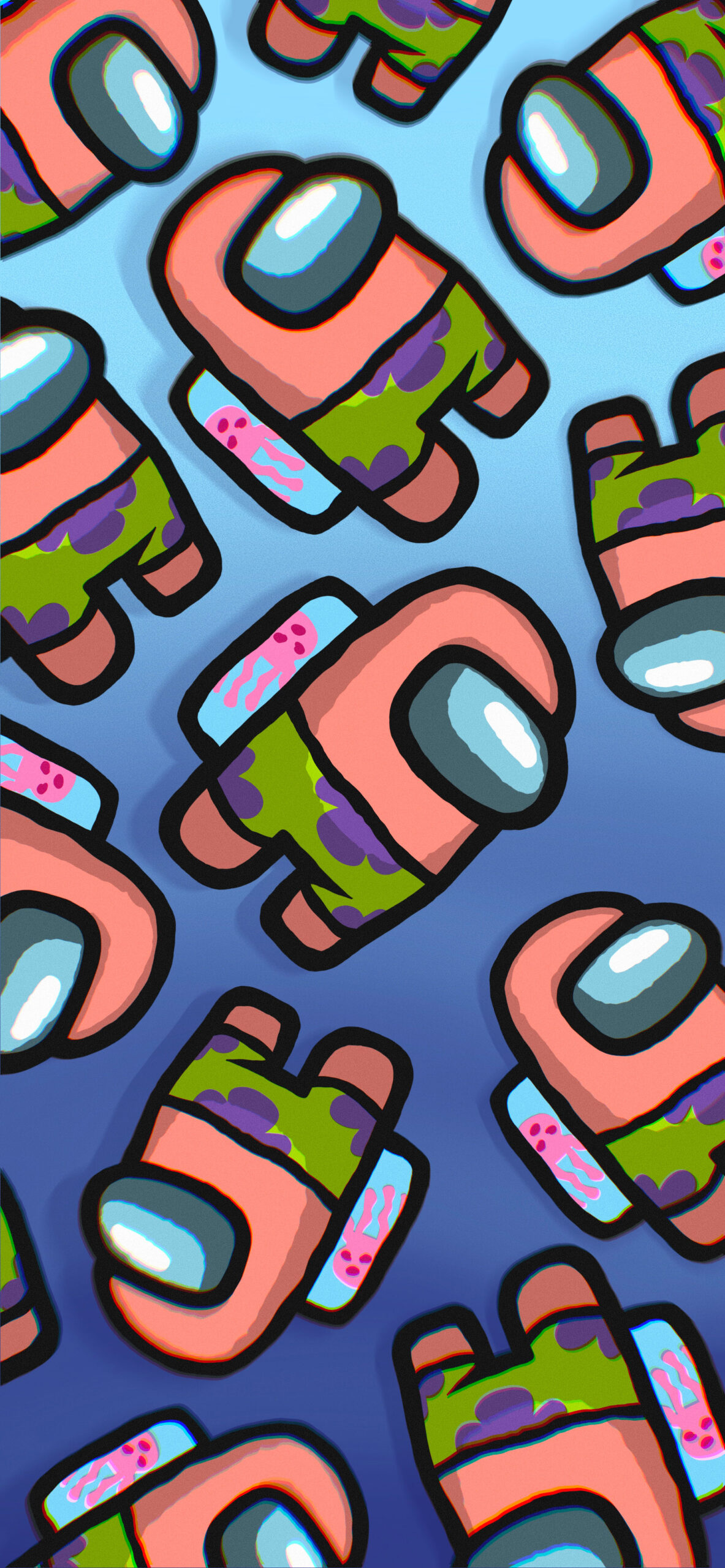 Among Us Aesthetic Wallpaper