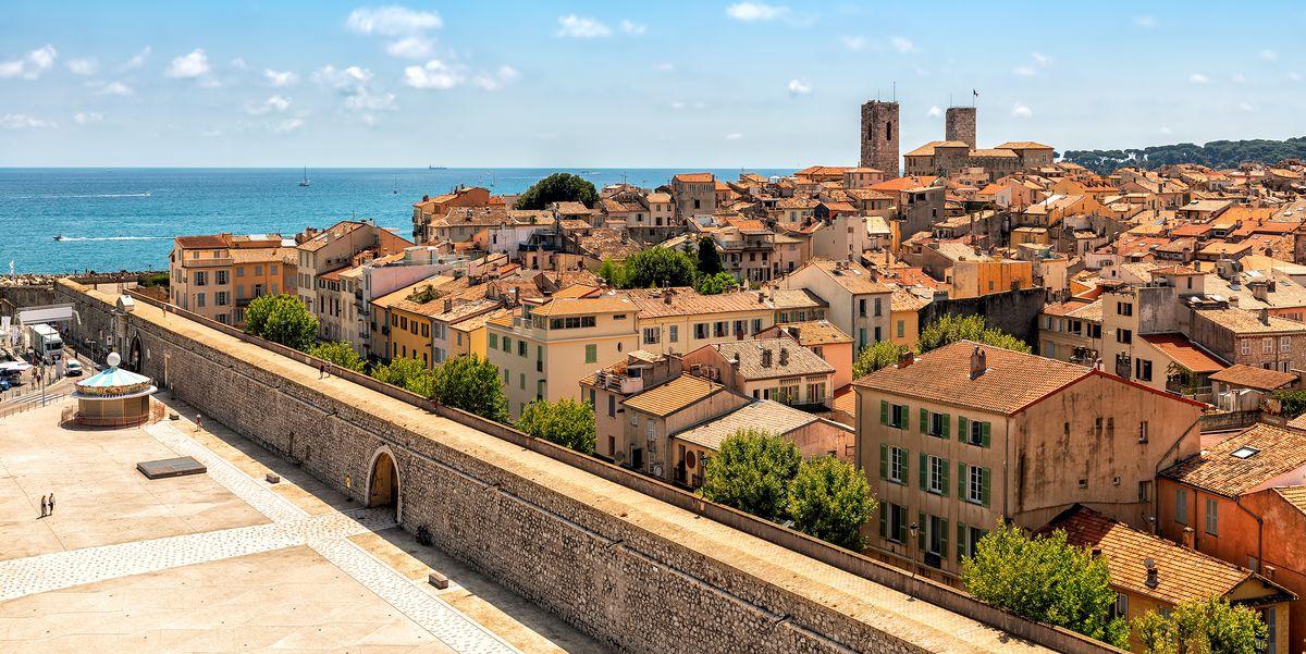 Stunning view of a historic town with old buildings and narrow streets located on the Mediterranean coast