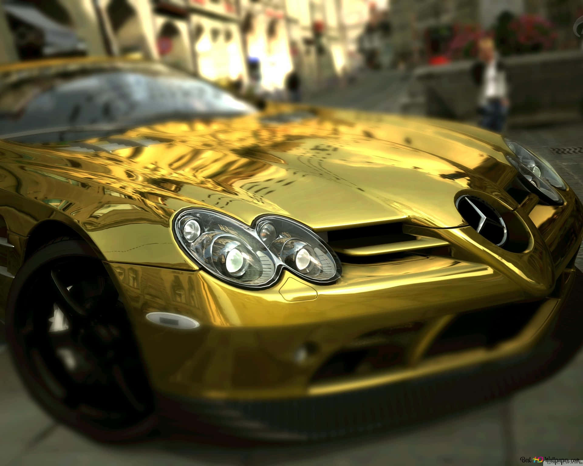 Gold Cars Wallpaper