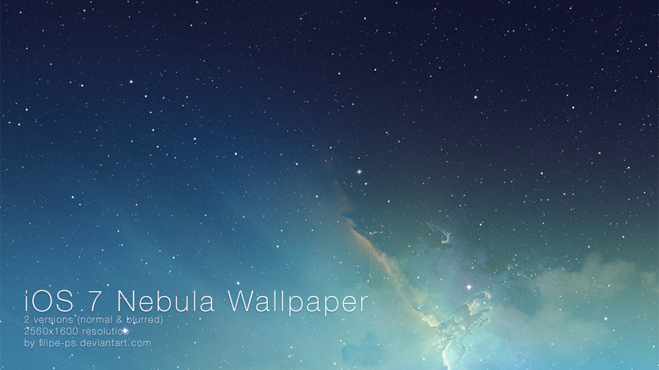 Ios Nebula Wallpaper By Filipe Ps