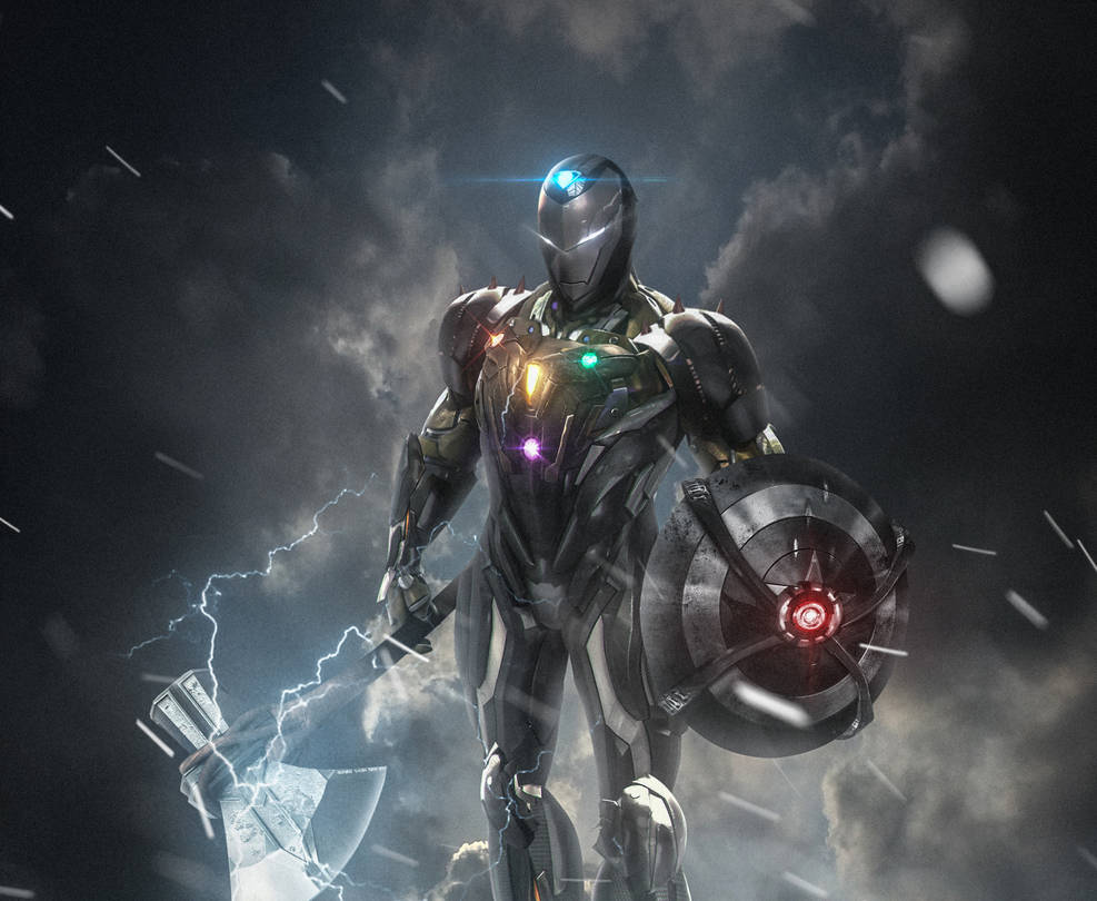 Movie Avengers Endgame The Iron Man HD Wa By