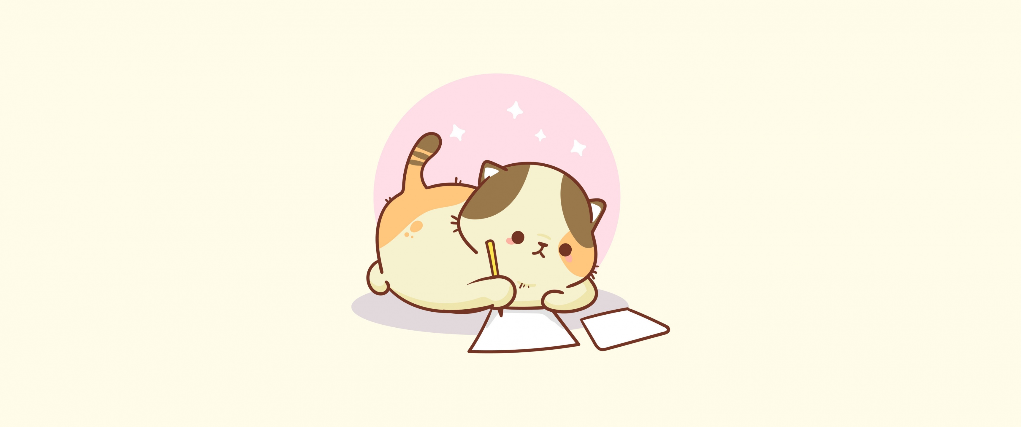Cute Cat Wallpaper Cartoon Laptop