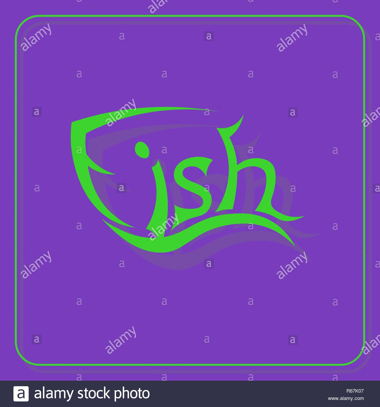 Art Icon For Cafe Fast Food From Contours On Uv Background