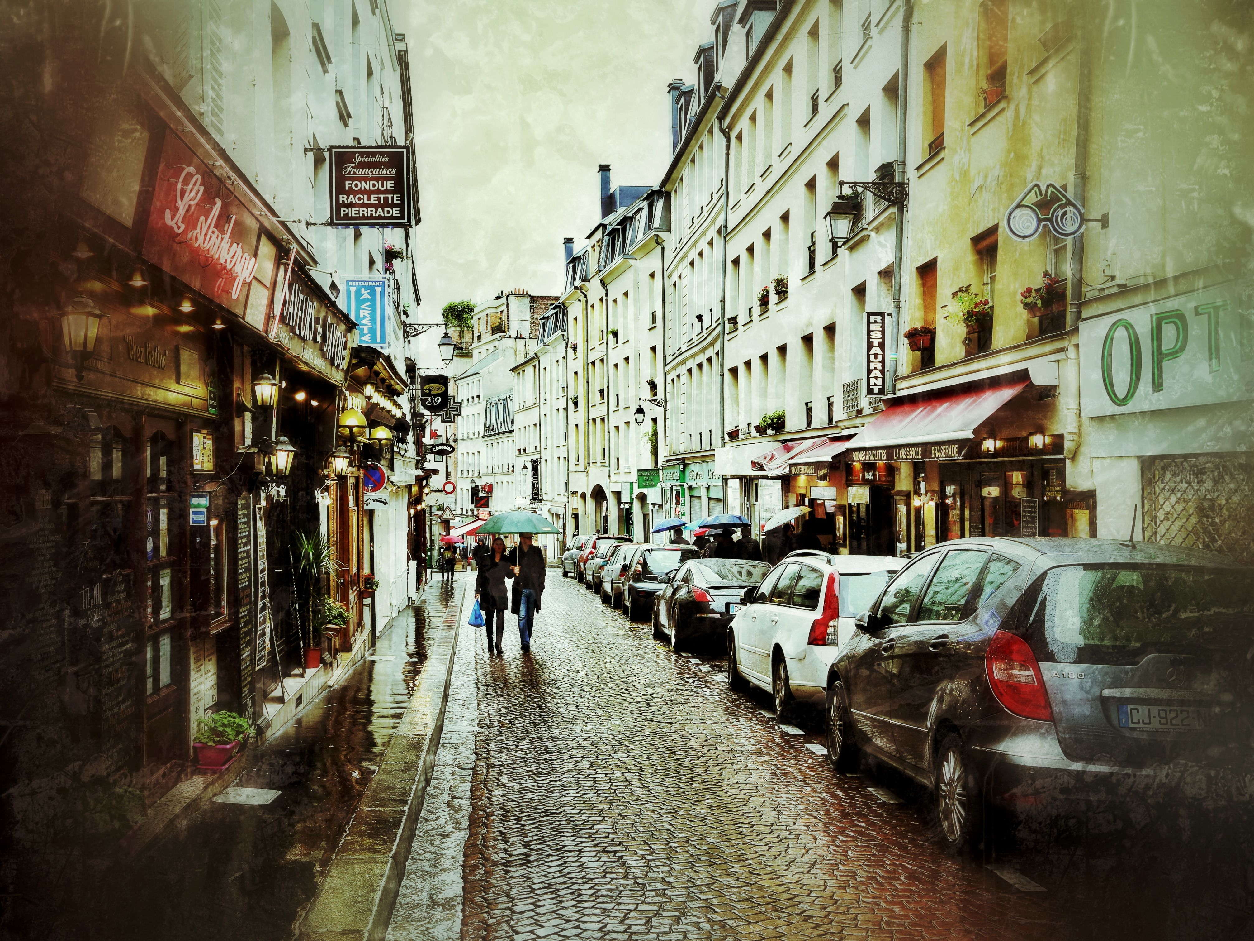 Paris Street Cafe Wallpaper Streets Of