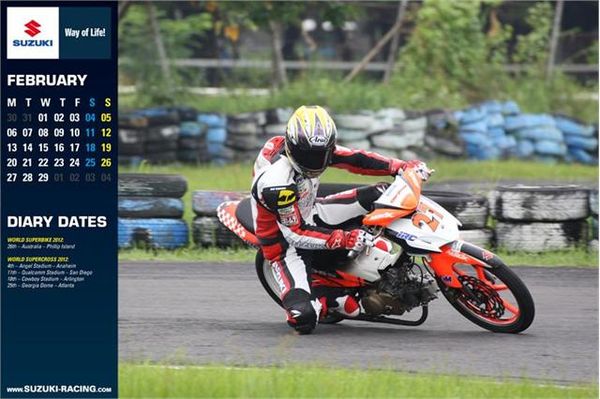 2012 Team Suzuki Racing Calendar Online Sport Rider