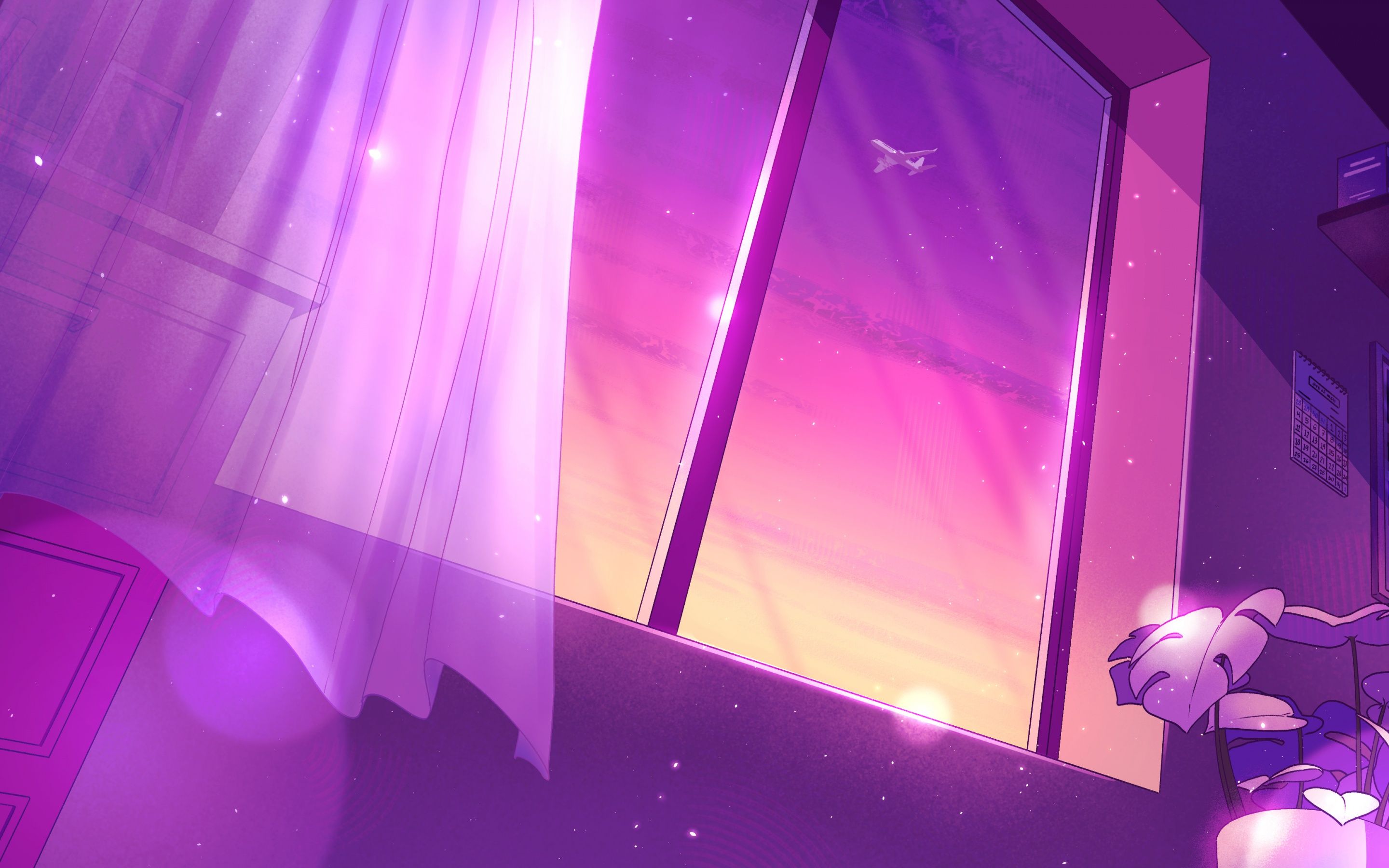Pink Anime Aesthetic Wallpaper