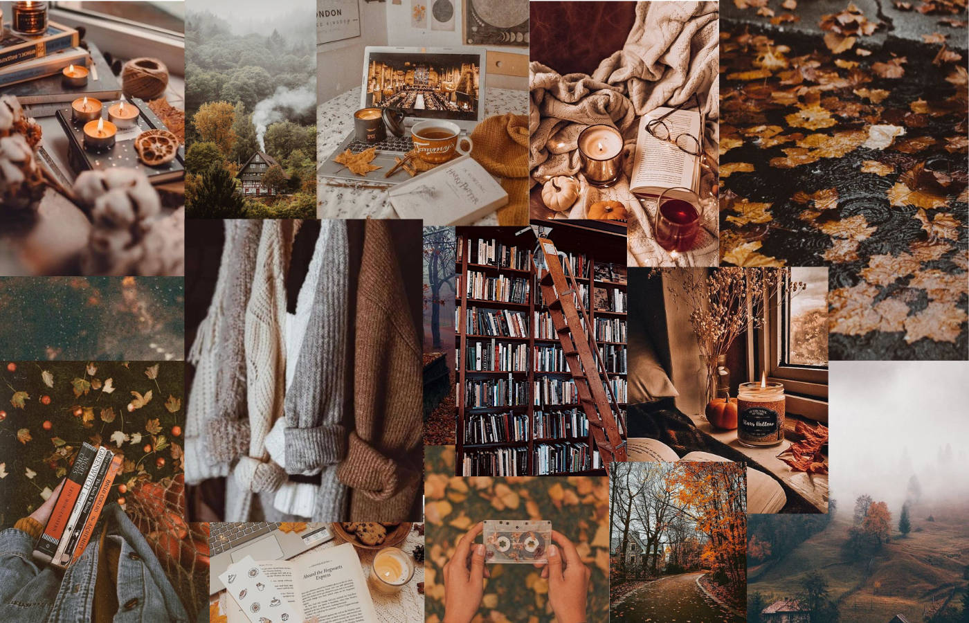 Autumn Aesthetic Laptop Wallpaper