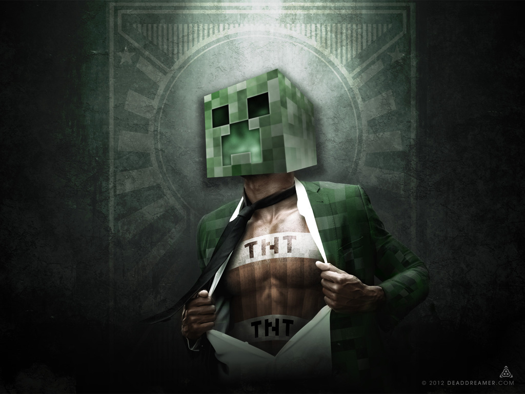 HD Game Wallpaper 1080p Minecraft Bang By