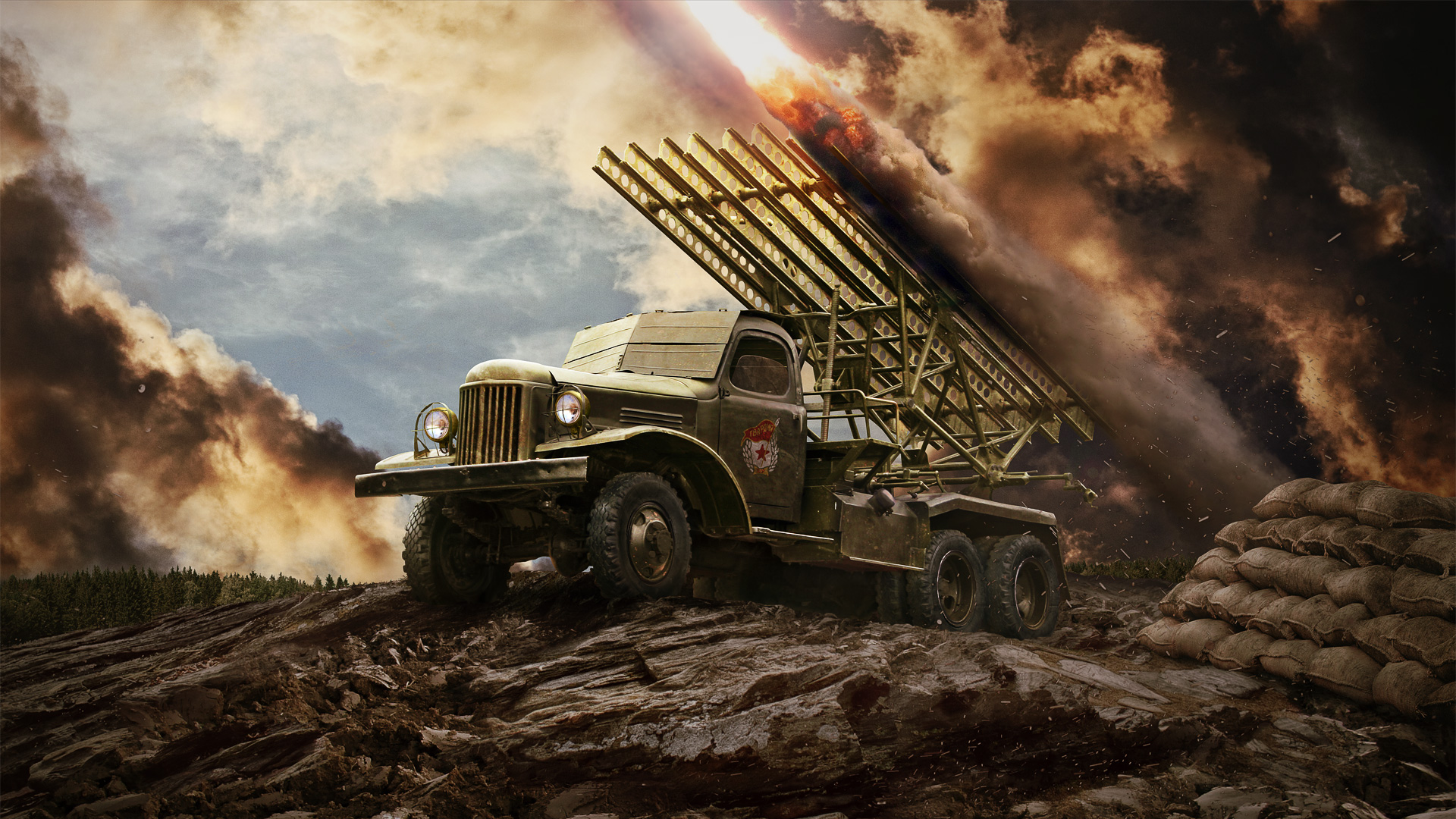 This Is The Red Army S Bm Katusha Multiple Rocket Launcher