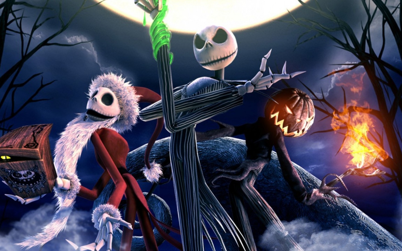 The Nightmare Before Christmas Skeletons Desktop Pc And