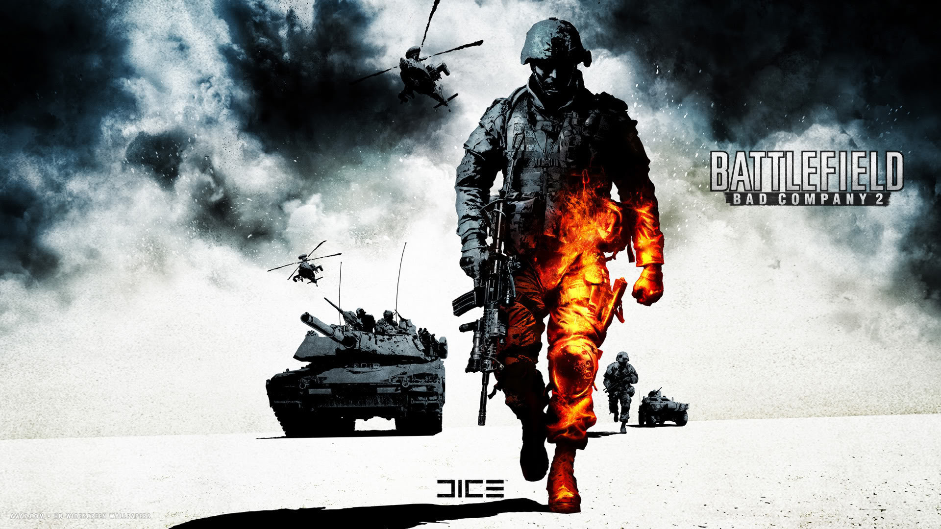 Battlefield Bad Pany Game Bfbc2 Artwork HD Widescreen
