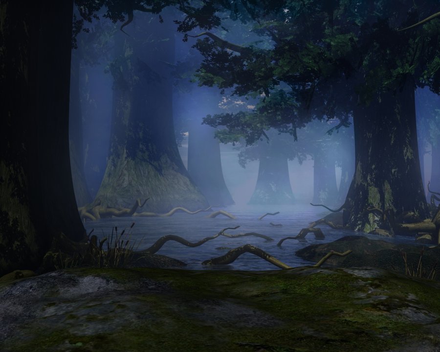 Swamp Background By Indigodeep