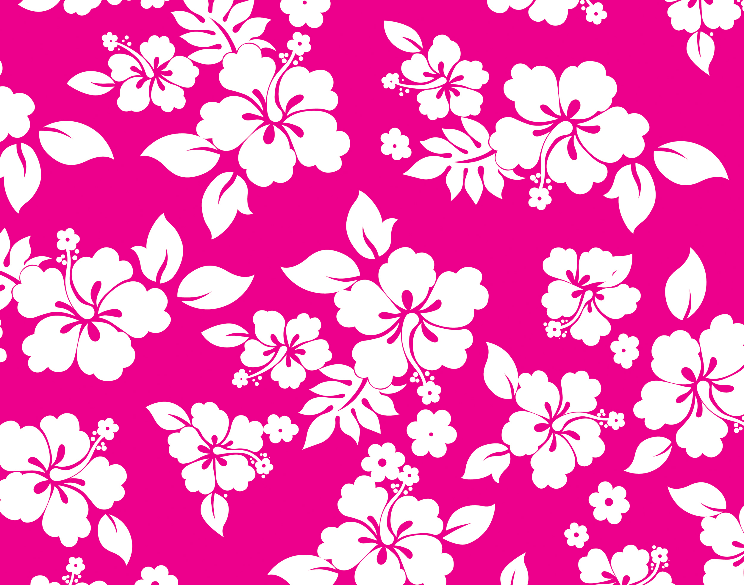 Pink Hawaiian Flower Background
