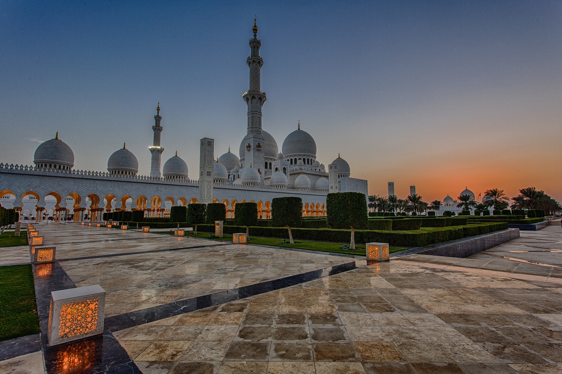 Uae Sheikh Zayed Mosque Abu Dhabi United Arab Wallpaper