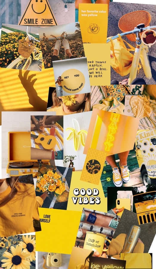 Yellow Aesthetic iPhone Wallpaper