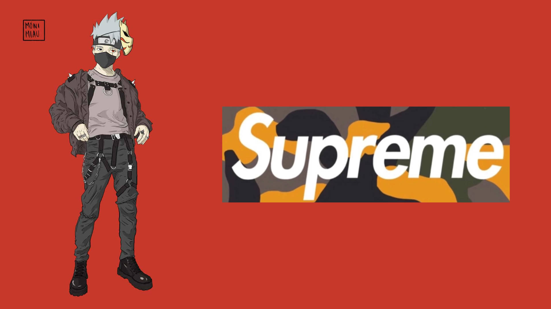 Fashionable And Trendy Kakashi Hatake Supreme Sly3gf9qwbhaarmx Wallpaper